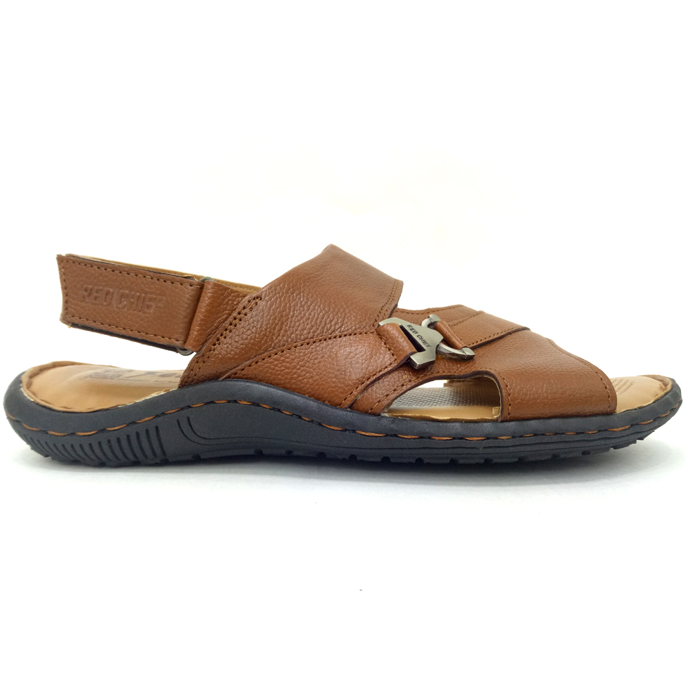 Red Chief Leather Sandals For Men