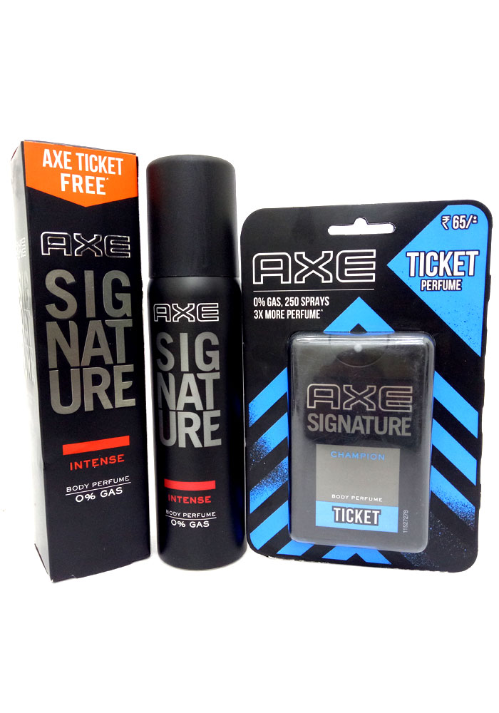 Axe Signature Intense Perfume Body Spray For Men Free Axe